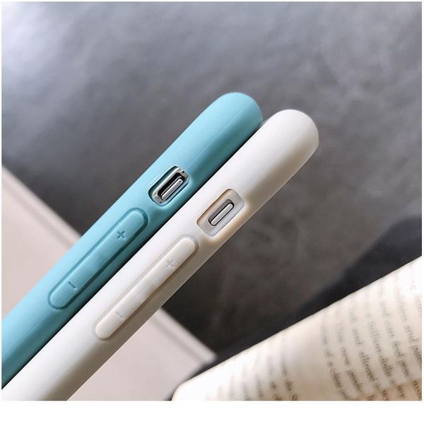 

sile phone case for iphone 11 12 pro max mini luxury soft candy cover for iphone iphone xr x wmtonc