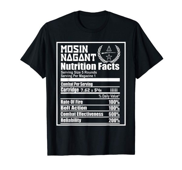 

mosin nagant nutrition facts summer fashion short sleeve tees brand round neck style design website sport sweatshirt hoodie t shirt