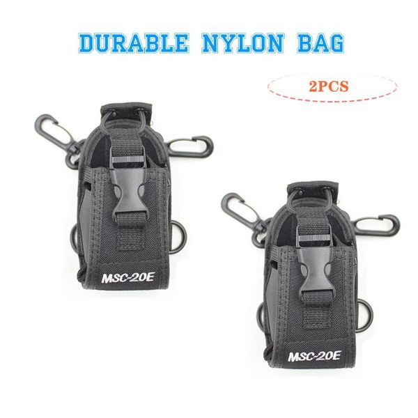 

walkie talkie 2pcs msc-20e portable nylon case cover handsholder for baofeng uv-5r uv-82 tyt woxun radio