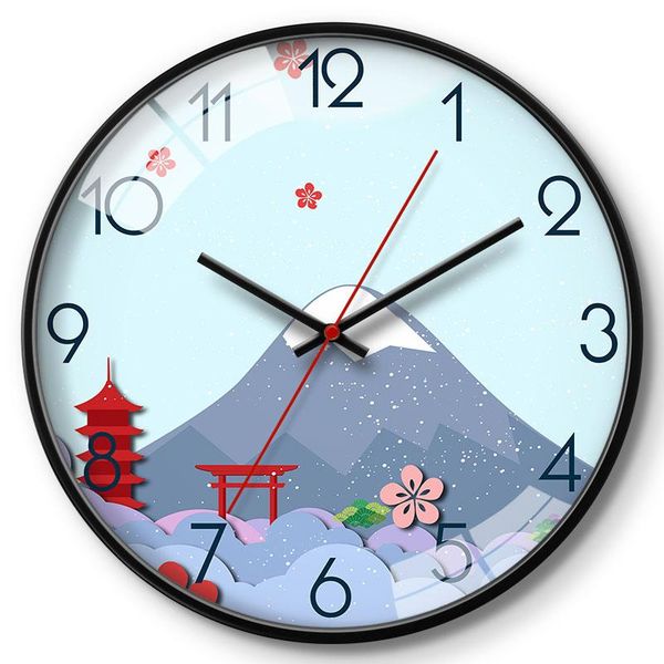 

wall clocks large clock cartoon creative living room bedroom home decor modern silent watch children's brief