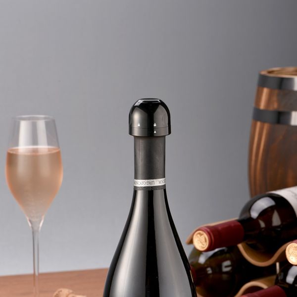 

cross-border selling metal wine set big belly bottle sparkling wine cork stainless steel champagne bottle ser rotatable plastic plug