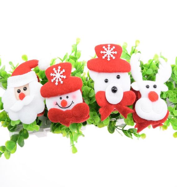 

1pc red christmas clap circle santa claus snowman bear elk for kids xmas accessories toy supply christmas decoration wmtpfl xhhair