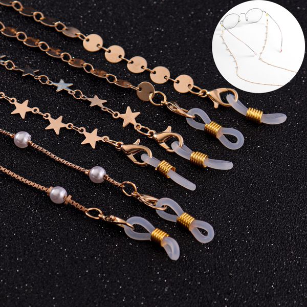 

multifunction face mask glasses lanyard masks anti-lost strap fashion eyeglass chains holder necklace for kimter-l845fa