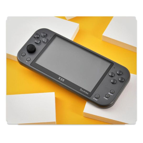 

docooler x20 5.1" retro handheld game consoles arcade game player 8gb built-in 1000+ games support hd output