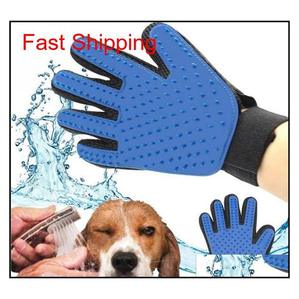 

pet cleaning brush dog comb rubber/tpe glove bath mitt pet dog and cat massage hair removal grooming for shipping 92qsh