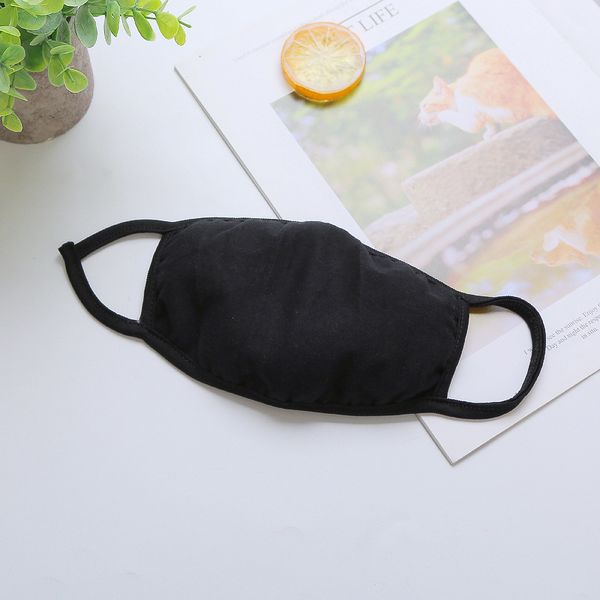 

quality fashion pollution high washable anti black reusable cotton face mask new year