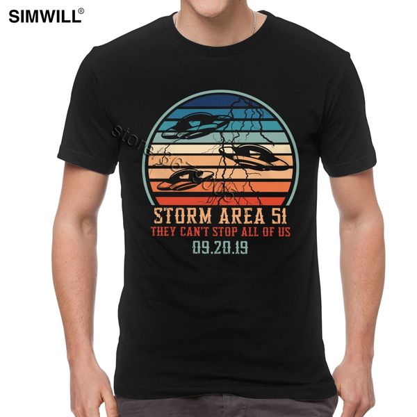 

sport urban storm area 51 tees men's printed cotton space ufo t shirt vintage short sleeve streetwear summer graphic print t-shirts