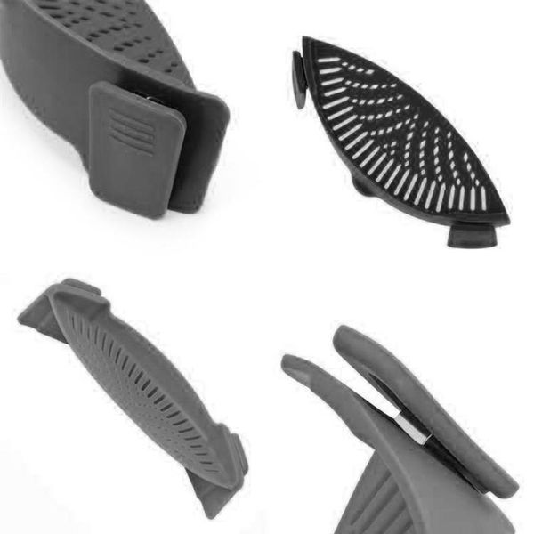 

kitchen drain basket sile side drainer leakproof baffle heat safe pot side rice filter basket drainer home bbyzxp