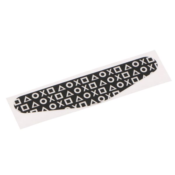 

for sony ps4 controller light bar decal custom personalized sticker- button, Black