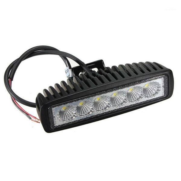 

6 inch led work light 18w lamp vehicle rooflight 6000k 9-32v aluminum alloy1