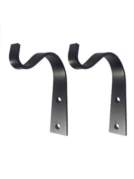 

iron flower basket hook plant hanger bracket heavy-duty hooks for plant hangers lights and artworks indoor outdoor decor #4o
