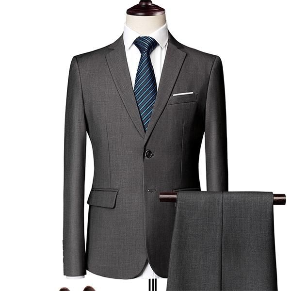 

mens suits 2020 costum solid formal work business tuxedo male 3 piece casual wedding party terno suit slim fit asian size c1007, White;black