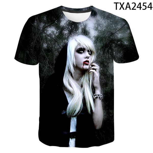 

gothic boy girl printed cool 3d print shirts aesthetic horror kawaii men clothing