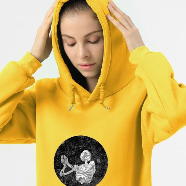 

women's hoodies & sweatshirts womens hooded sweatshirt for teen girls loose ladies and funny skeleton oversized unisex, Black