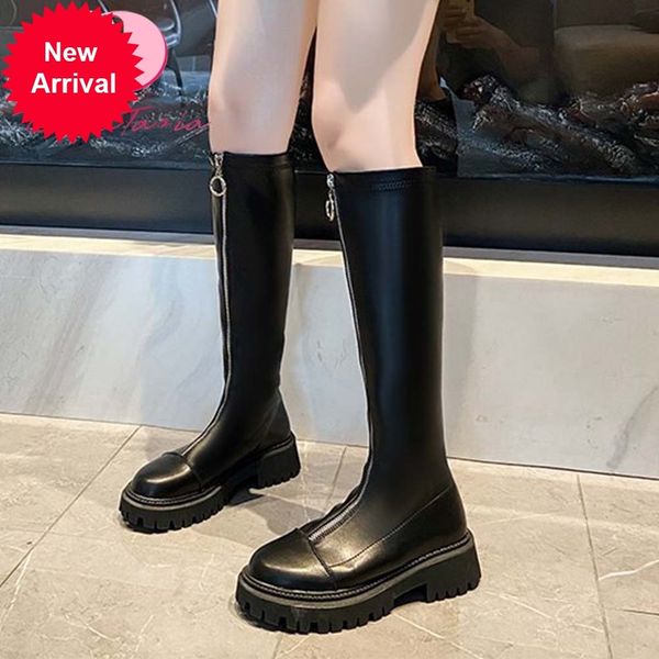 

2021 the new new chunky female fashion boots street women women's shoes 8zhy, Black
