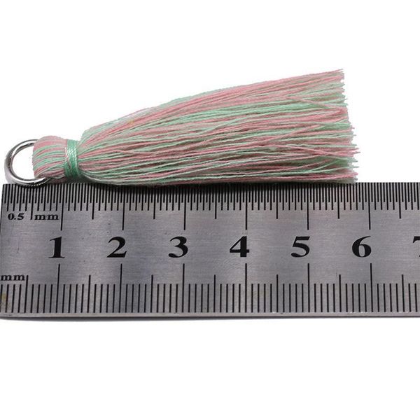 

20pcs polyester cotton colorful mini tassels pendant jewelry curtain garments decorative accessories key chain handbag pendants h sqcwku