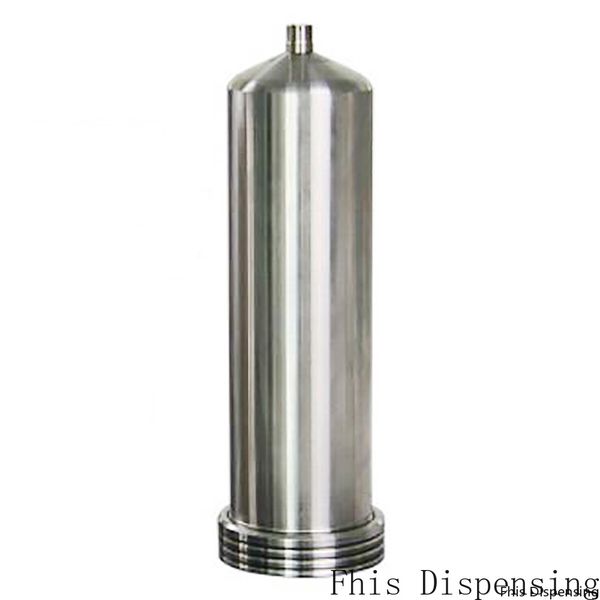 

corrosion resistant stainless steel cones 300cc metal dispensing syringe steel cones threaded luer lock taper