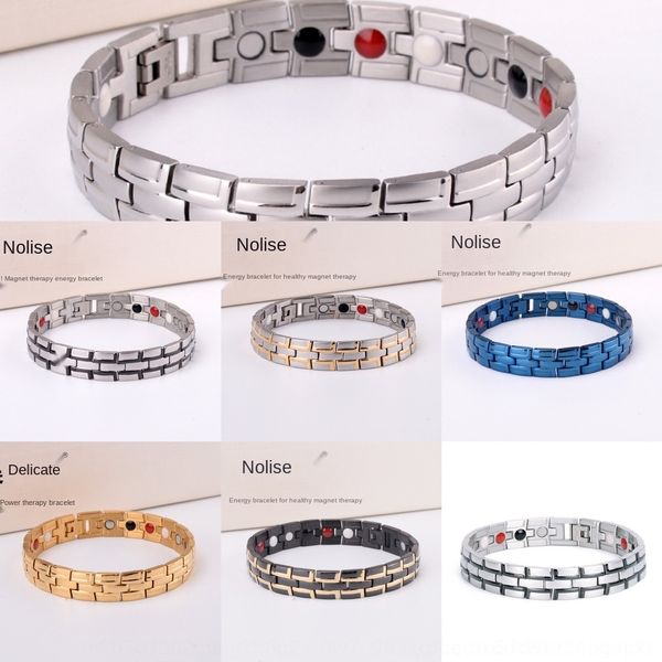 

nhsdn decorated with jewelry stainless steel open with bracelet jewelrypure decorated braceletjewelry braceletstainless men's braceletm, Golden;silver