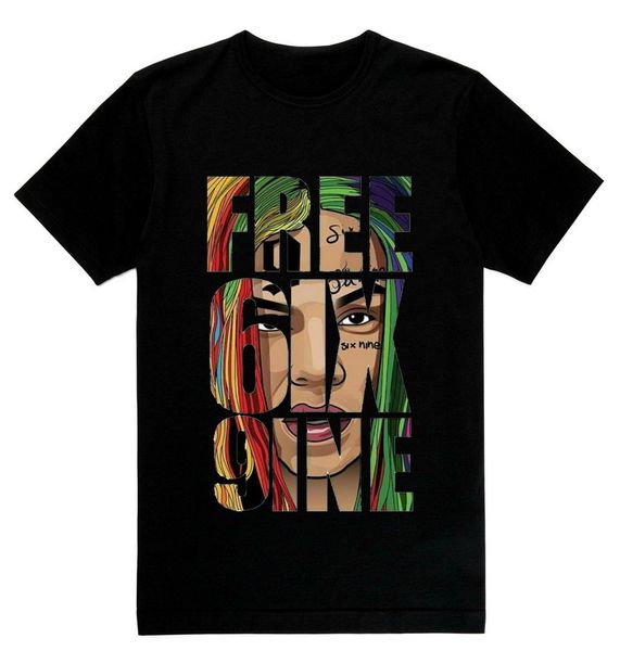 

new tekashi 6ix9ine dummy boy black latest new style hoodie designers t shirts sweatshirt