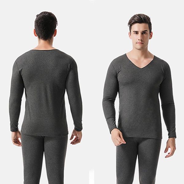 

men's thermal clothes long johns set velvet men winter warm thermal underwear elastic pants long underwear thermo clothes1, Black;white