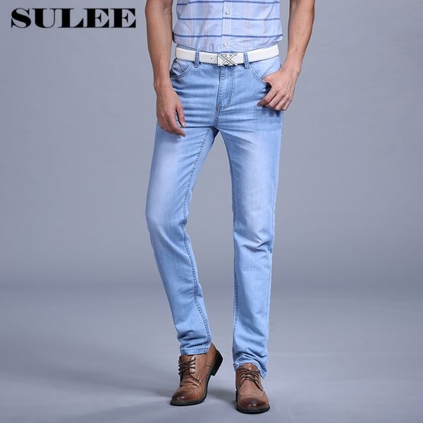

summer utr thin fashion men's jeans casual jean trousers skinny denim jeans famous brand slim fit jeans 201111, Blue
