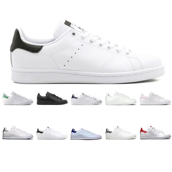 

2021 smith men women flat sneakers green black white navy blue oreo rainbow stan mens casual trainer outdoor platform sports shoes