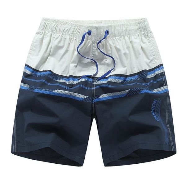 

running shorts men training marathon breathable trunks pants summer stripe printed drawstring outdoor beach shorts ma6, White;black