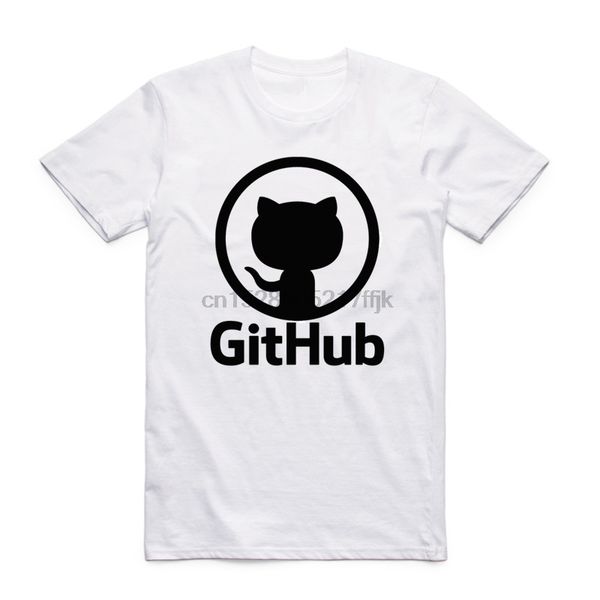 

азиатский размер мужчины печать github social coding проектировщикам summer casual короткий рукав geek программатора толстовку футболки толс