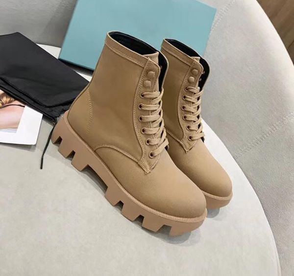 

lace up short boots retro versatile and handsome martin boots with thick soles and increased motorcycle single boots with box and dustbag, Black