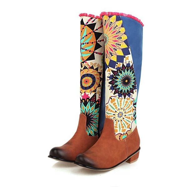 

woman flat boots booties ladies women's rubber shoes rain round toe thigh high heels high boots-women low mid, Black
