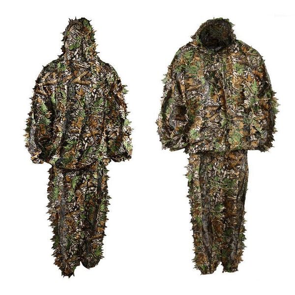 

hooded 3d bionic training uniform Â sniper cloakÂ camouflage clothing1, Camo