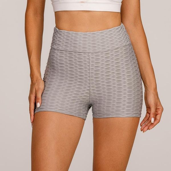 

solid high waist fitness shorts women's sporty shorts spandex workout for ladies shorts push up drop shipping, White;black