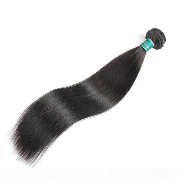 

dilys r brazilian straight hair bundles peruvian indian malaysian non remy human hair extensions black color 8-28 inch