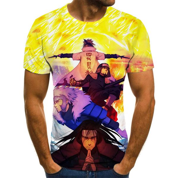 

anime naruto theme anime 3dt-shirts summer boys clothing 3d print shirts anime harajuku funny men clothing