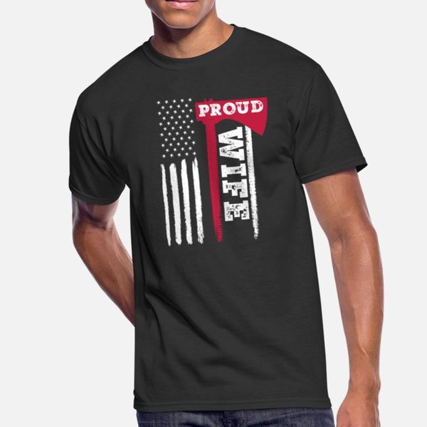 

proud firefighter wife thin red line hero fire designers graphic t shirt customized hiphop slim fit tracksuit hoodie sweatshirt