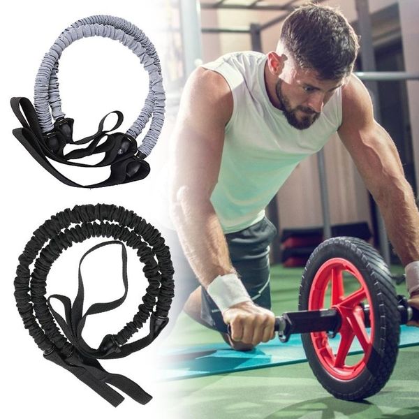 

abdominal wheel pull rope wheel assisted elastic pull belt resistance band training exercise elastic rope muscle slimming
