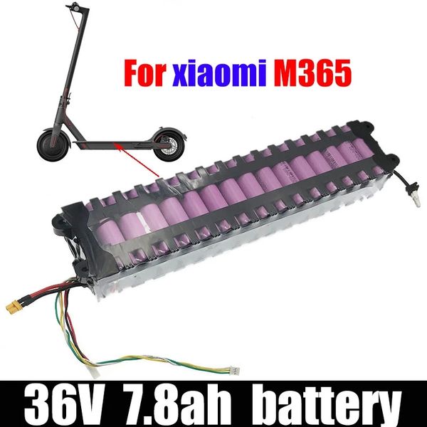 36 V Pil Paketi 36 V 7.8Ah Scooter Pil Paketi Xiaomi M365 Elektrikli Scooter için 10 S3P Xiaomim365 Yüksek kaliteli lityum pil