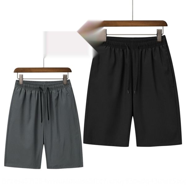 

случайные капри мужские карманные шорты спортивные новые летние тонкие быстрое высыхание шорты льда шелковые брюки моды бренд молодежные спо, Blue