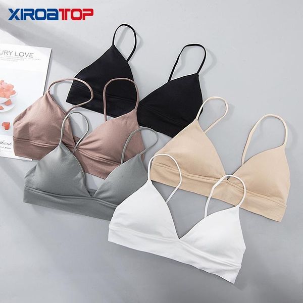 

gym clothing sports bra women fitness seamless yoga solid quick dry padded crop push up sport, White;black