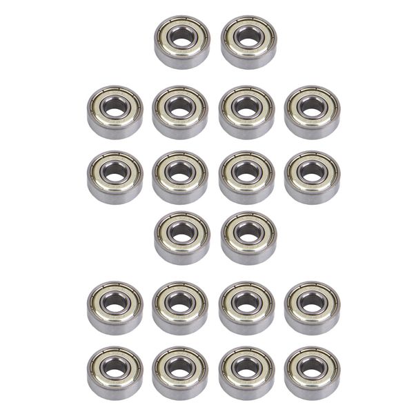 

20 pcs inline & roller skate wheel center bearings 608 zz (abec-7), speed skating scooters