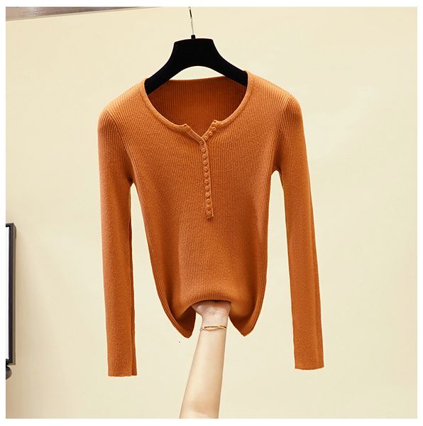 

2021 new casual v-neck button sweater women solid spring autumn female knit cashmere pullovers soft gentle color jumper 0443, White;black
