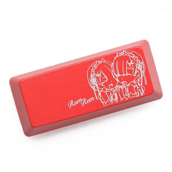 

novelty shine through keycaps abs etched shine-through re:life in a different world from zero black red custom enter ram rem1