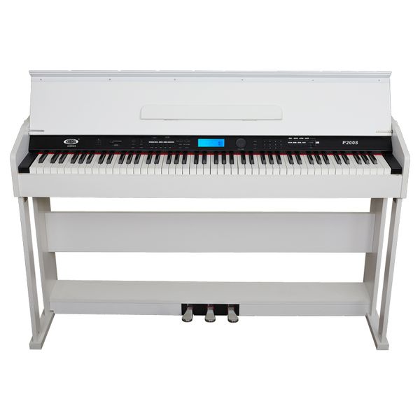 

upright piano 88 keys white digital piano lcd display keyboards professional keyboard organ musical instrument for performance