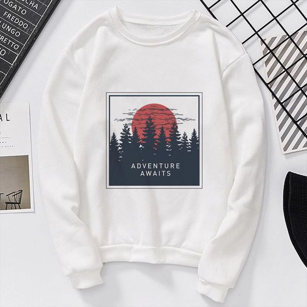 

космическая вера harajuku осени и зима женщины новых толстовки ins мода мультфильм printed письмо с короткими рукавами повседневного толстов, Black