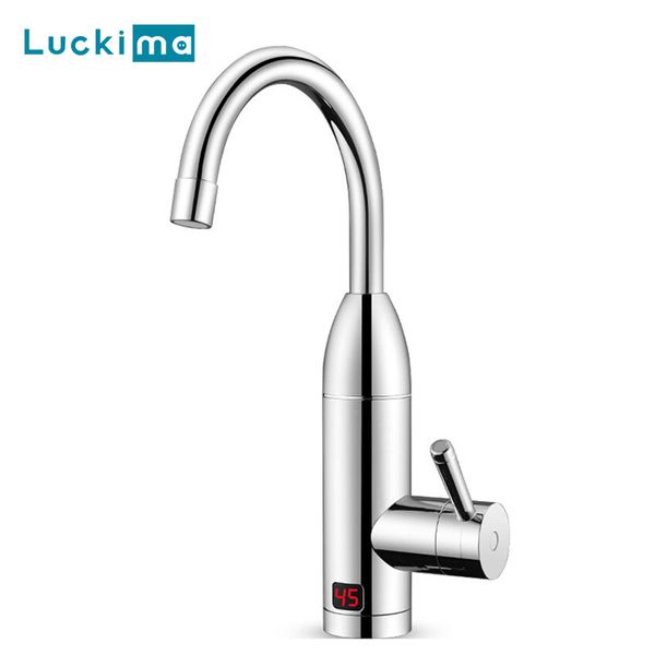 

kitchen electric instant water heater faucet for bathroom tankless instantaneous water tap with temperature display