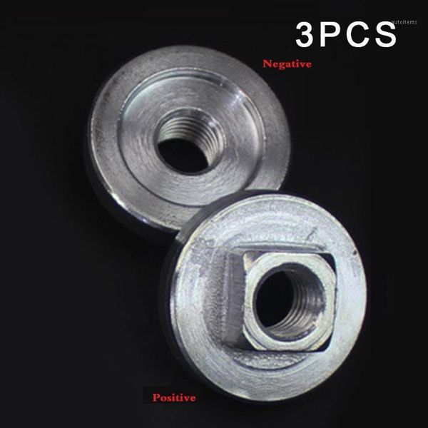 

3pcs angle grinder pressure plate 45mm m10x2.0 lock nut to suit 4½\" 5\" angle grinder suit thickened pressure plate anti-rust1