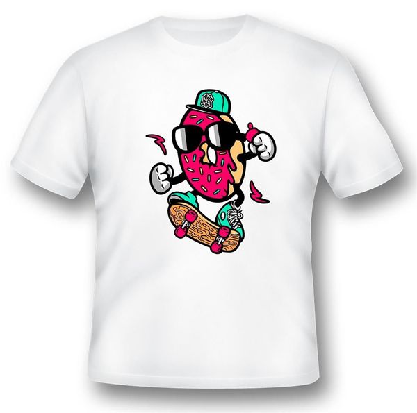 

donut skater tee shirt black or white more size and colors tee shirt sport hooded sweatshirt hoodie