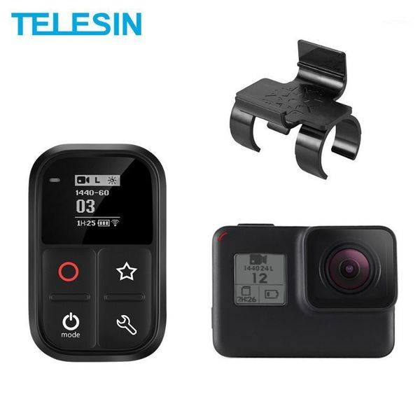 

telesin wifi remote control for go pro hero 8 black magnetic charging port remote for hero 7 6 5 black 4 session 4/51