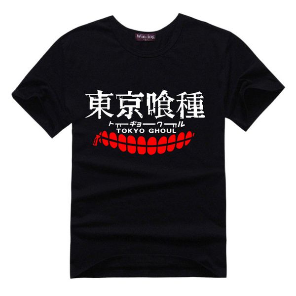 

аниме токио вурдалак кен kaneki 2019 новый дизайн лето с коротким рукавом мужчины hommecamis этас hip summer прохладный тис спорта толстовка
