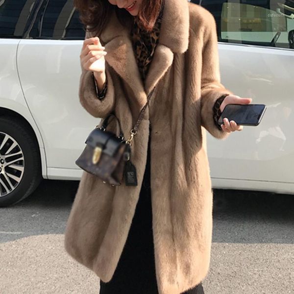 

winter faux fur coat women warmness vintage fleece overcoat thicken elegant luxury coats solid white black khaki fur outwear1